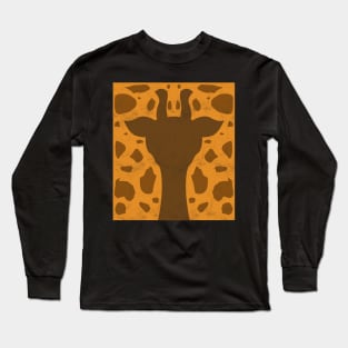 Retro Giraffe Long Sleeve T-Shirt